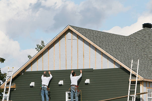 Professional Siding Repair technician working in Scotland, MD